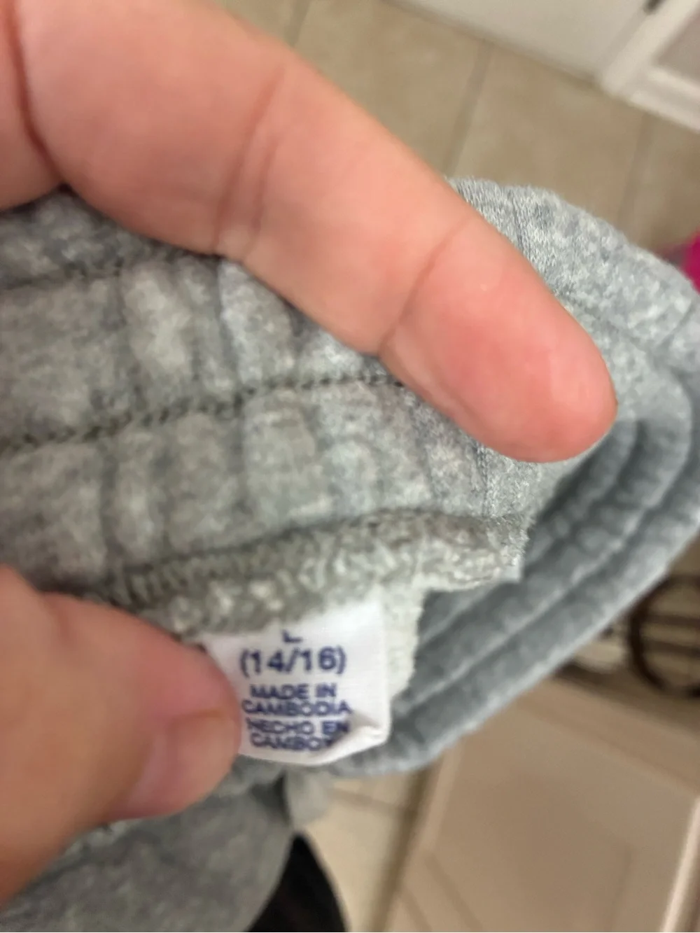 GAP Light Gray Men’s Cargo Jogger Sweatpants